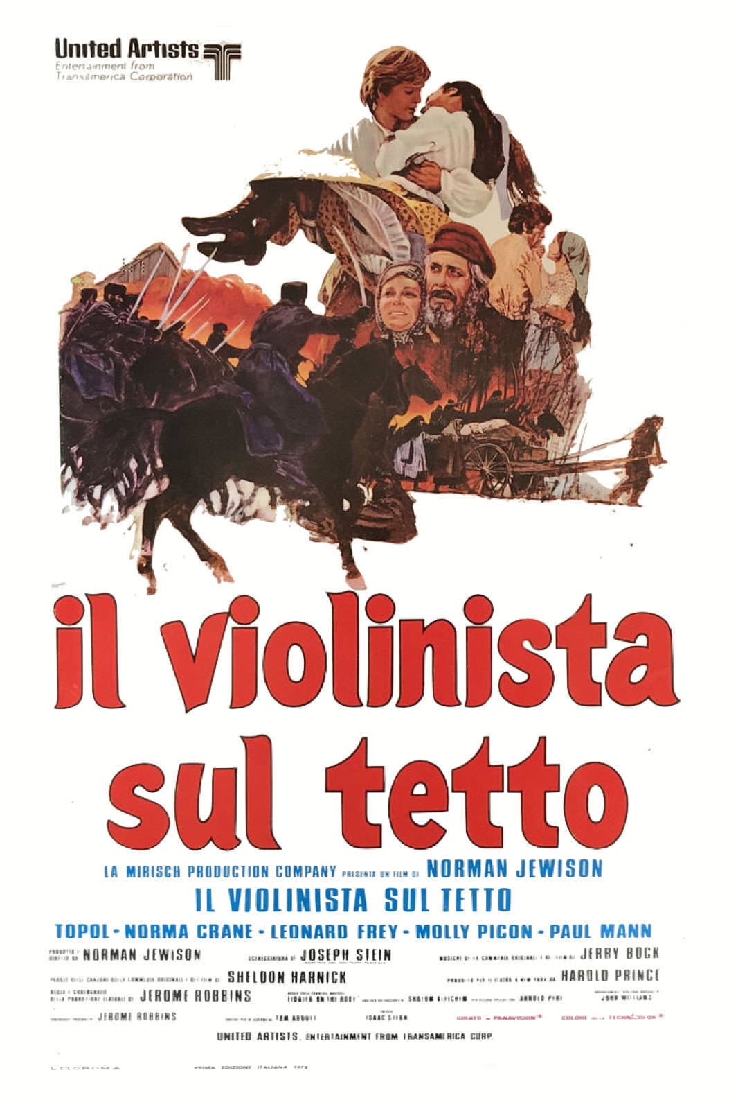 Poster di Il violinista sul tetto