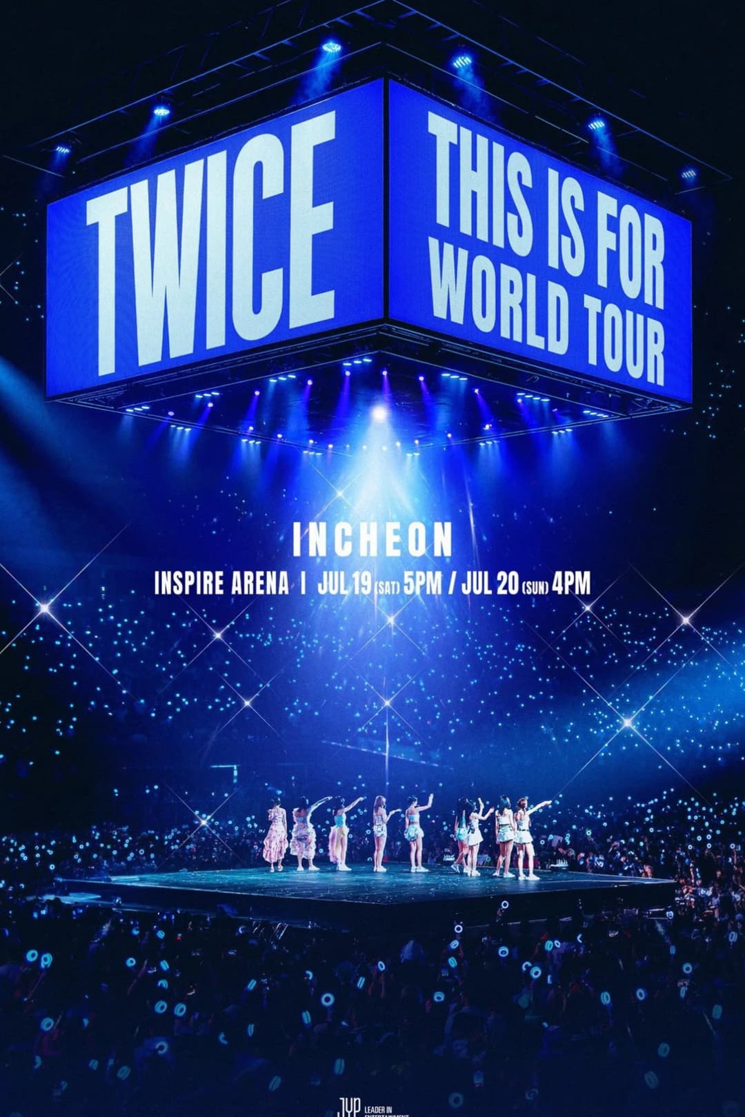 Poster di TWICE WORLD TOUR [THIS IS FOR] in Incheon