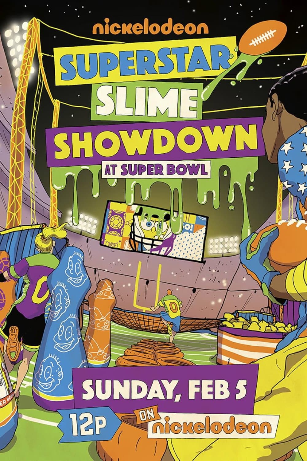 Poster di Superstar Slime Showdown at Super Bowl 2018