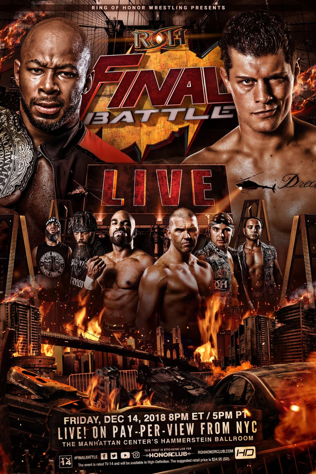 Poster di ROH Final Battle 2018