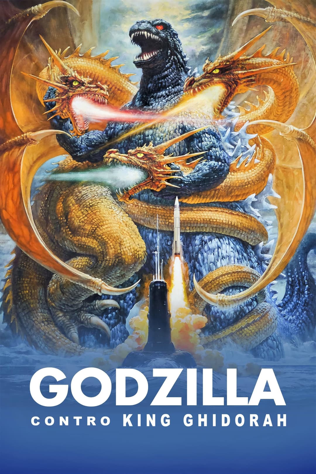 Poster di Godzilla contro King Ghidorah
