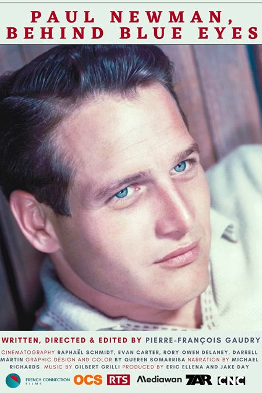 Poster di Paul Newman, derrière les yeux bleus