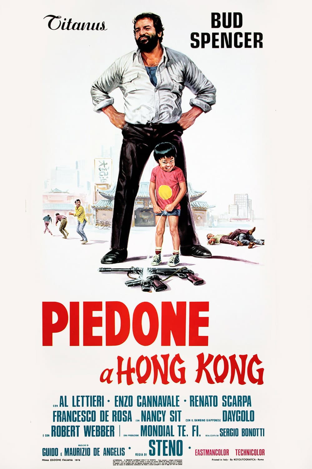 Poster di Piedone a Hong Kong