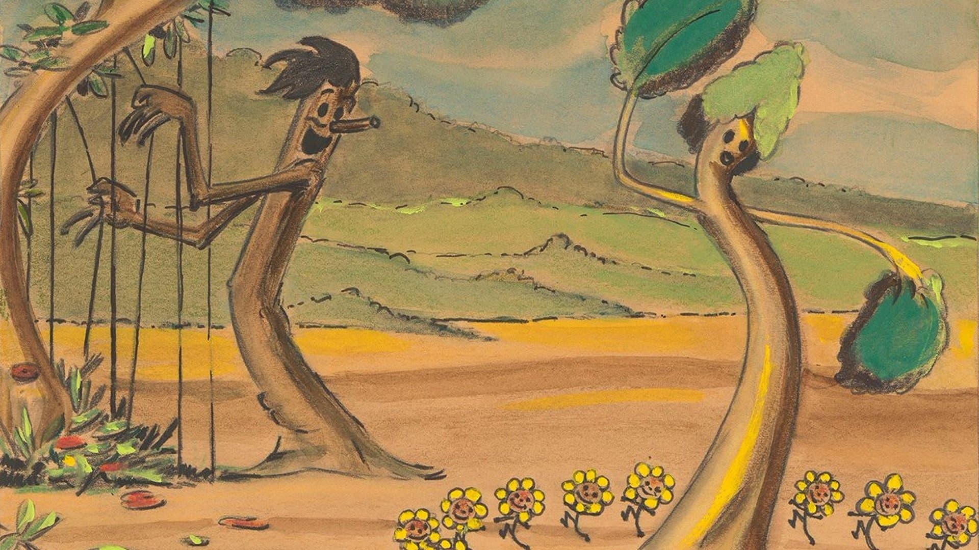 Fiori e alberi - immagine