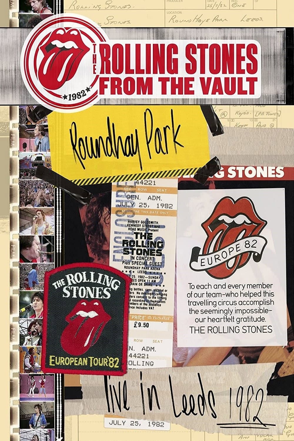 Poster di The Rolling Stones - From the Vault - Live in Leeds 1982