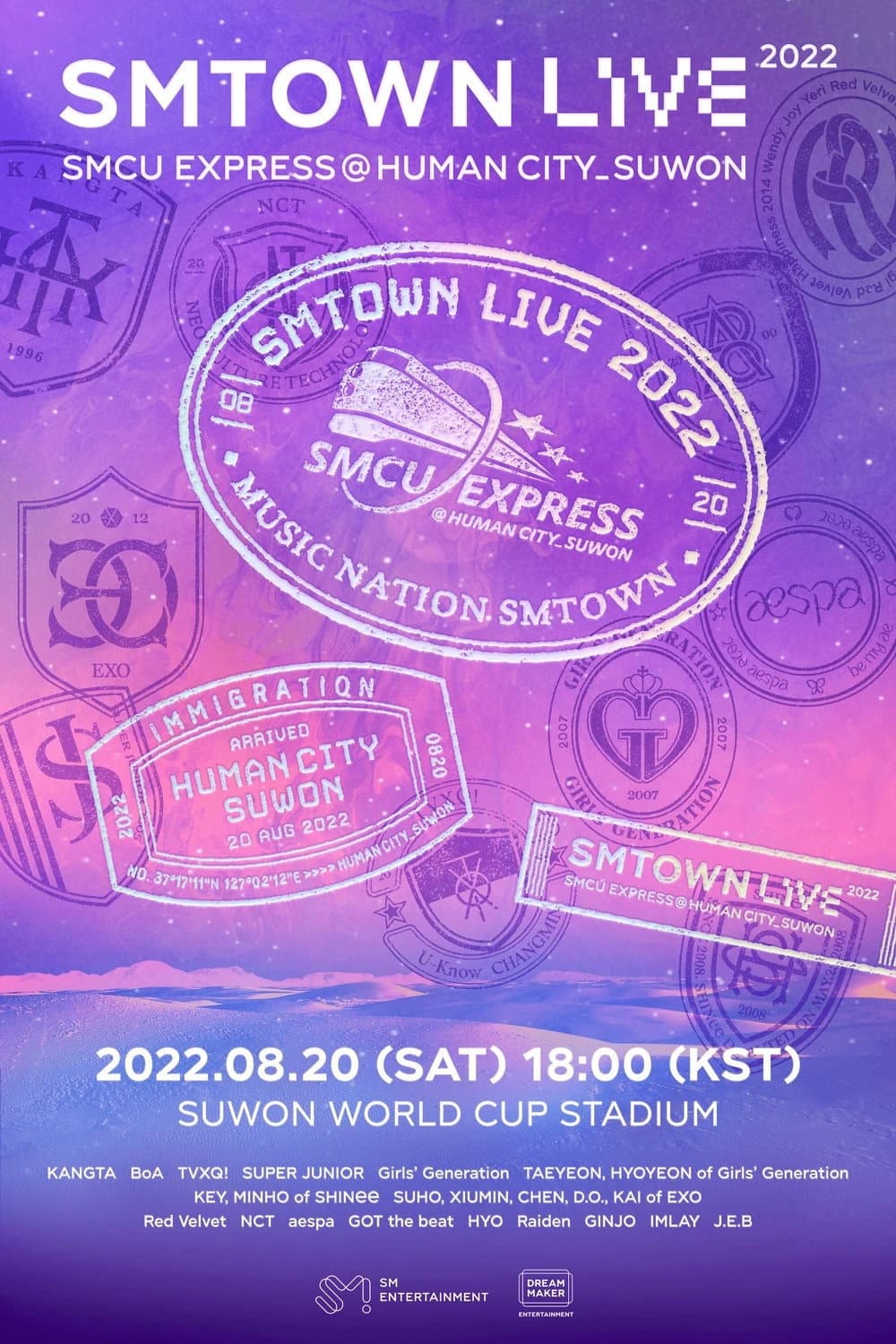 Poster di SM Town Live 2022: SMCU Express in Suwon
