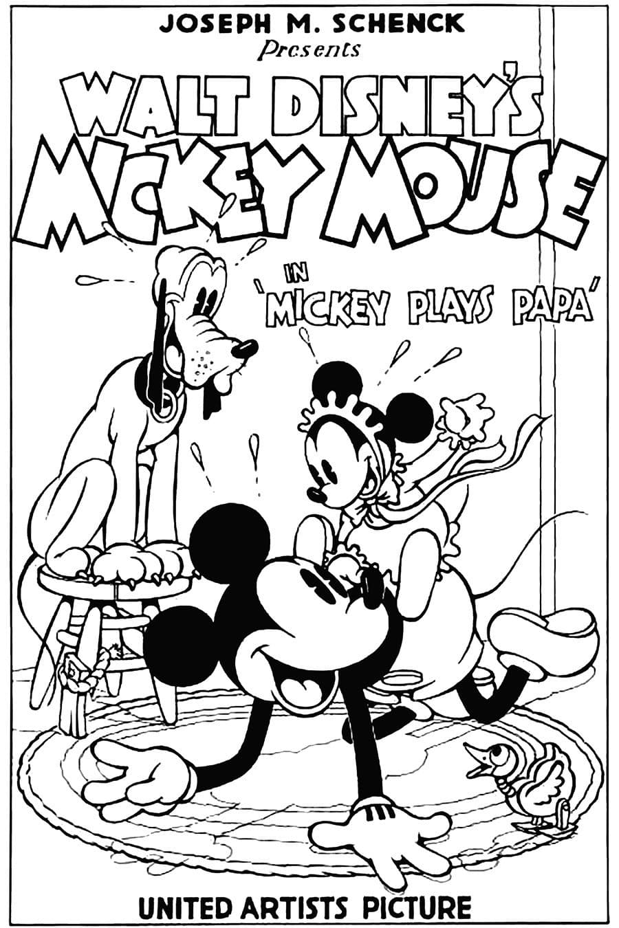 Poster di Topolino papà