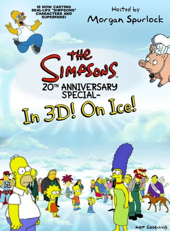 Poster di The Simpsons 20th Anniversary Special - In 3D! On Ice!