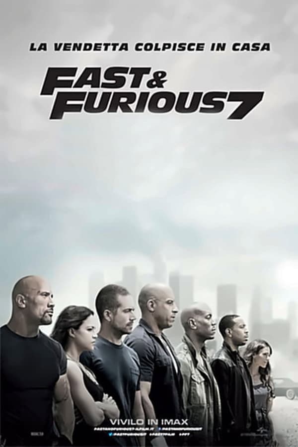 Poster di Fast & Furious 7