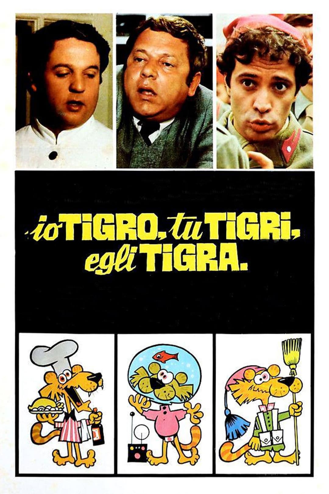 Poster di Io tigro, tu tigri, egli tigra