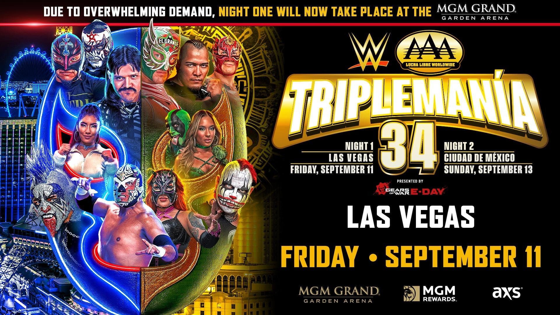 AAA Triplemanía 34 - Friday - immagine
