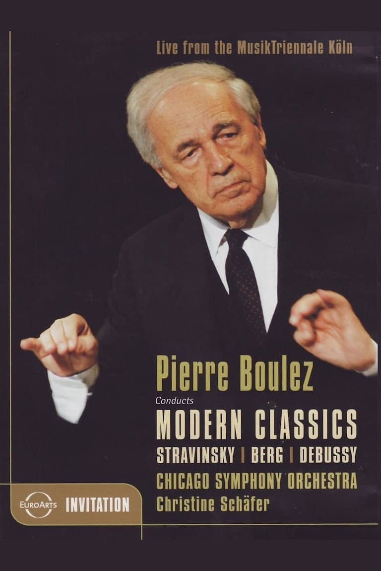 Poster di Pierre Boulez Conducts Modern Classics