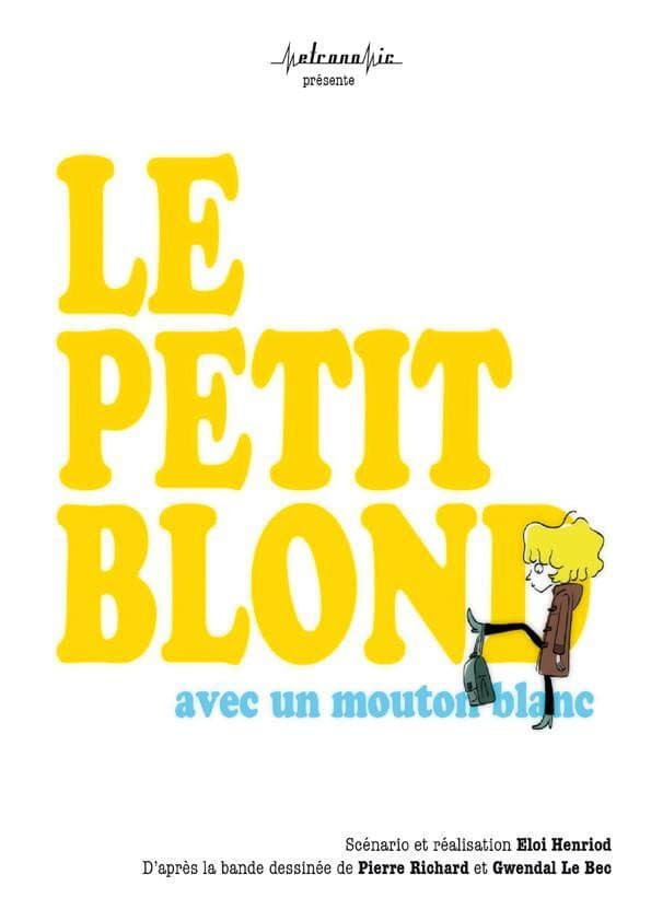 Poster di Le Petit Blond avec un mouton blanc