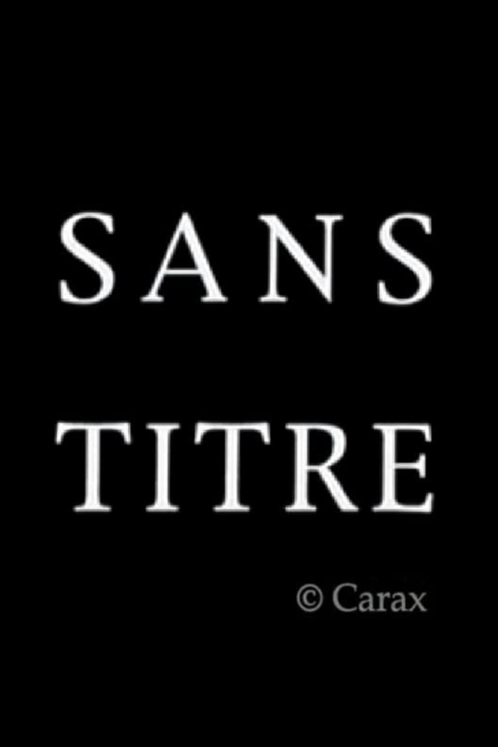 Poster di Sans titre