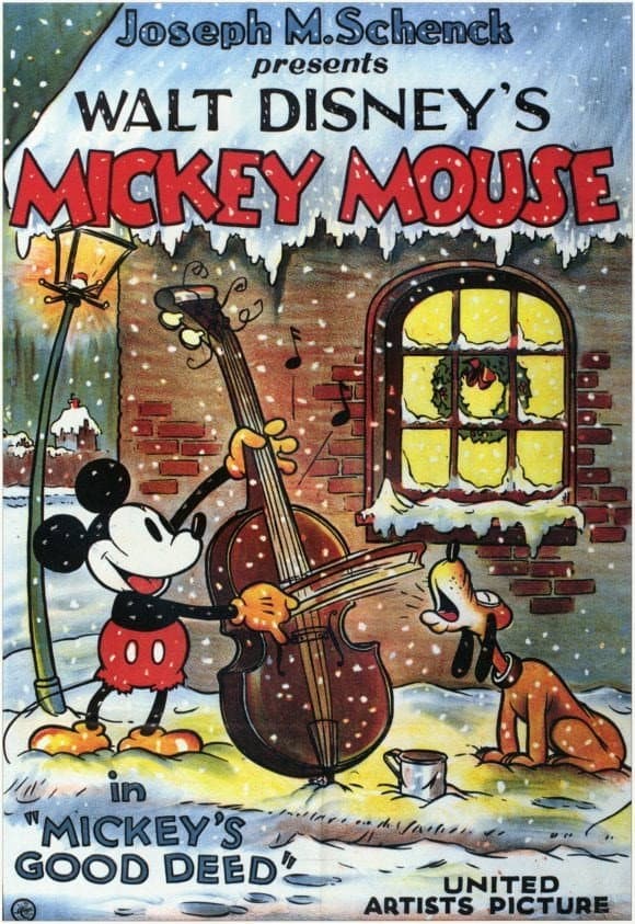 Poster di Buon Natale Topolino