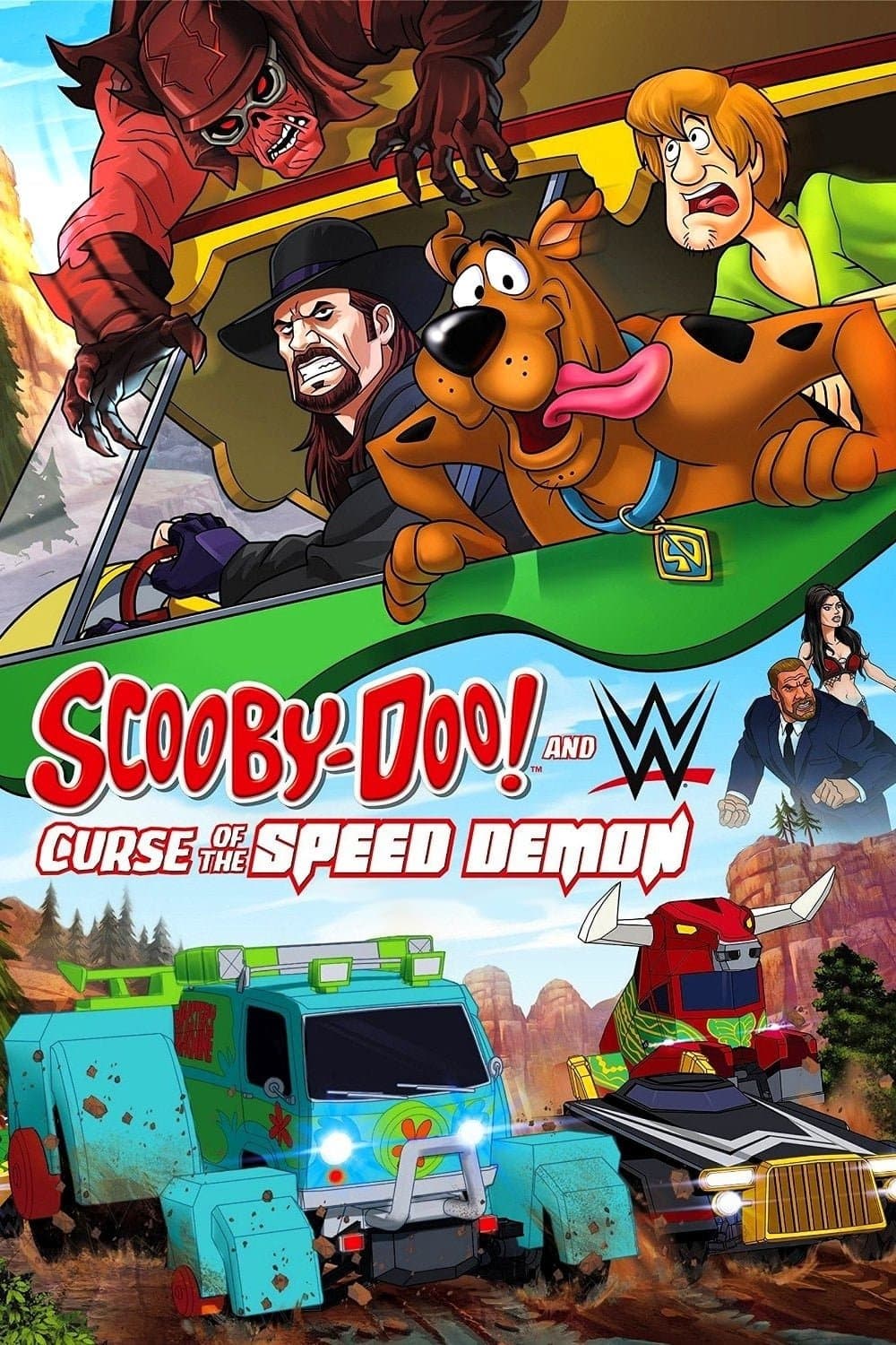 Poster di Scooby-Doo! e WWE: la corsa dei mitici Wrestlers