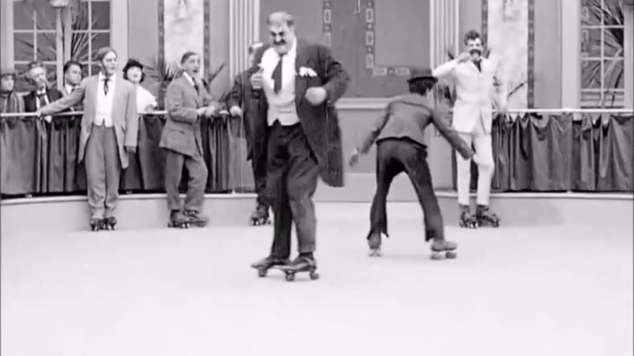 Charlot al pattinaggio - immagine