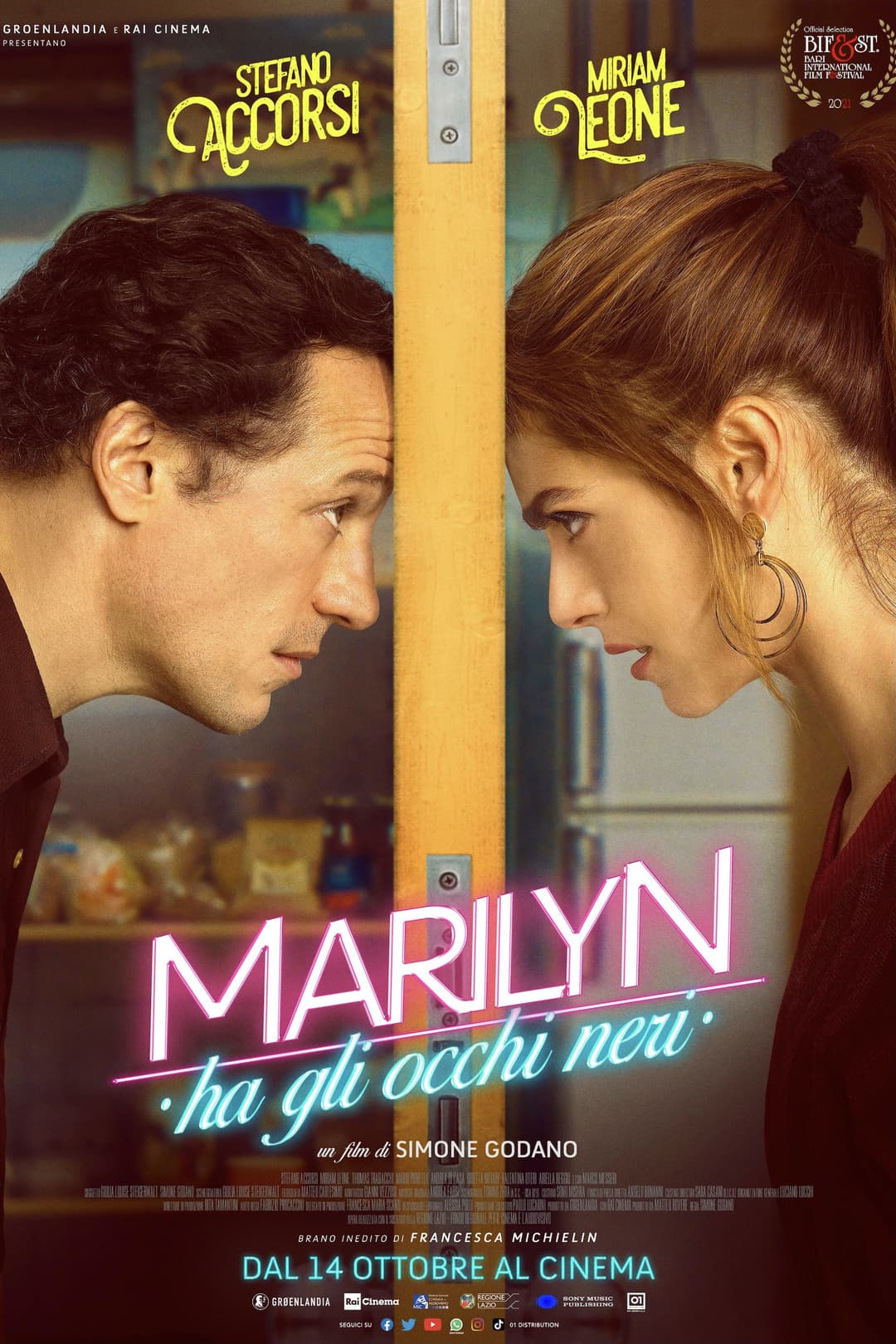 Poster di Marilyn ha gli occhi neri