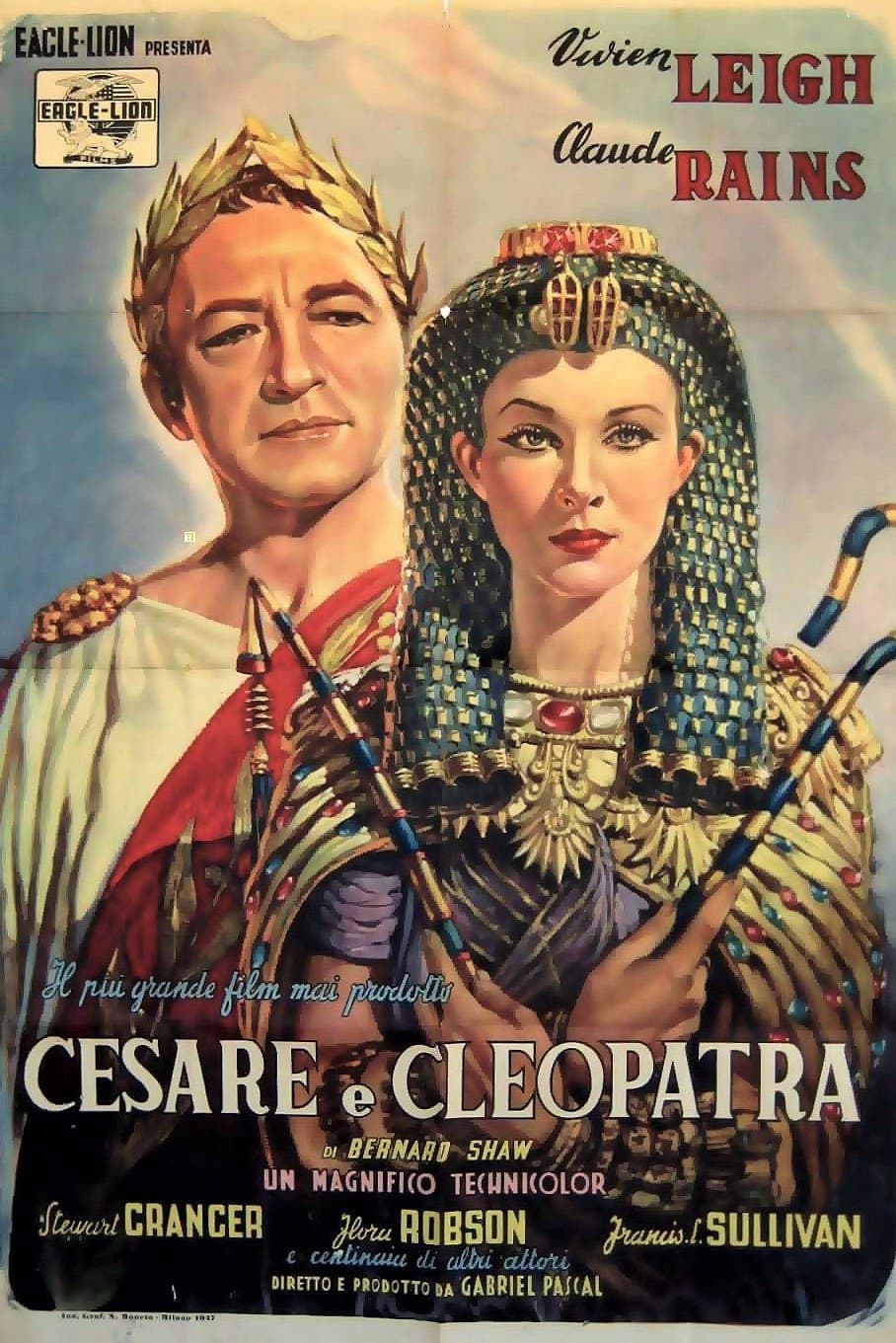 Poster di Cesare e Cleopatra