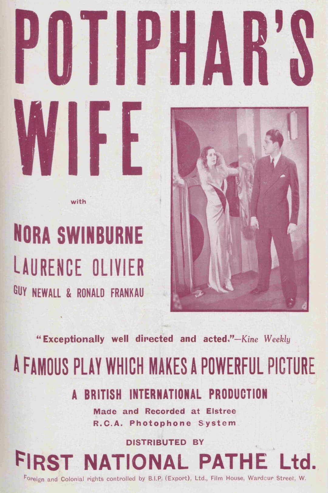 Poster di Potiphar's Wife