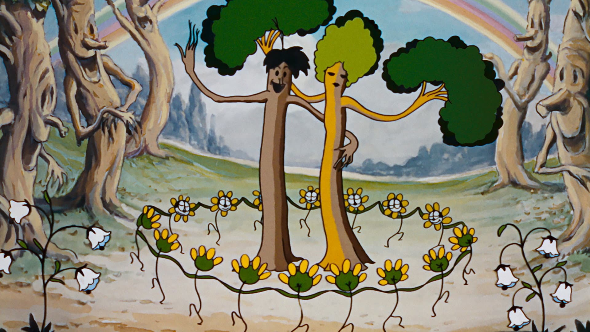 Fiori e alberi - immagine