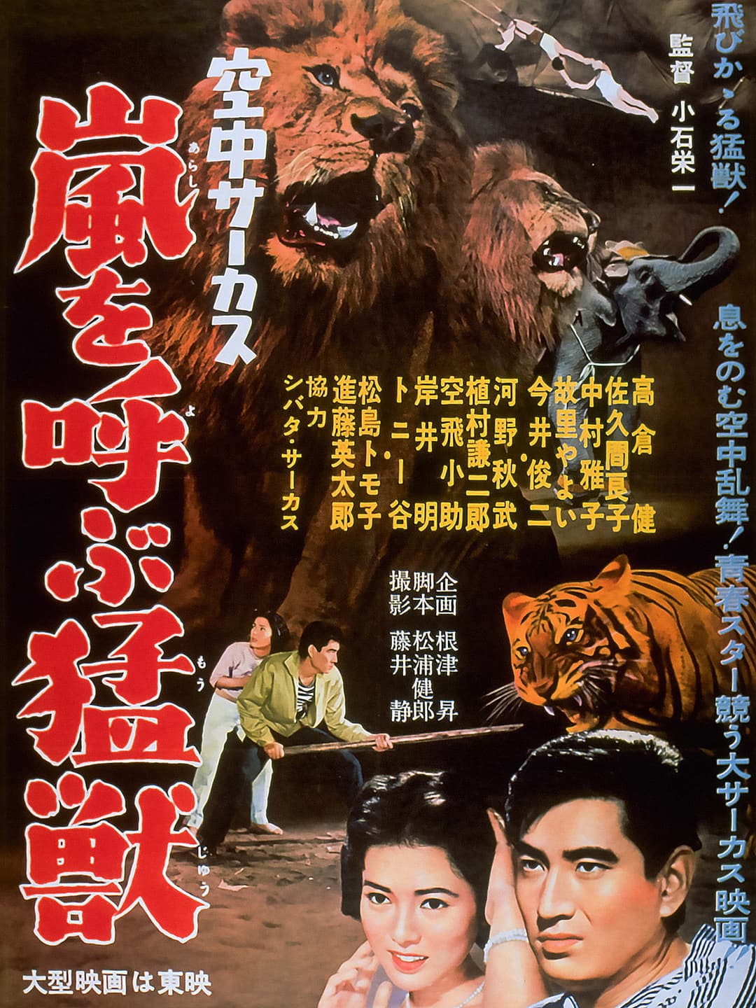 Poster di 空中サーカス　嵐を呼ぶ猛獣