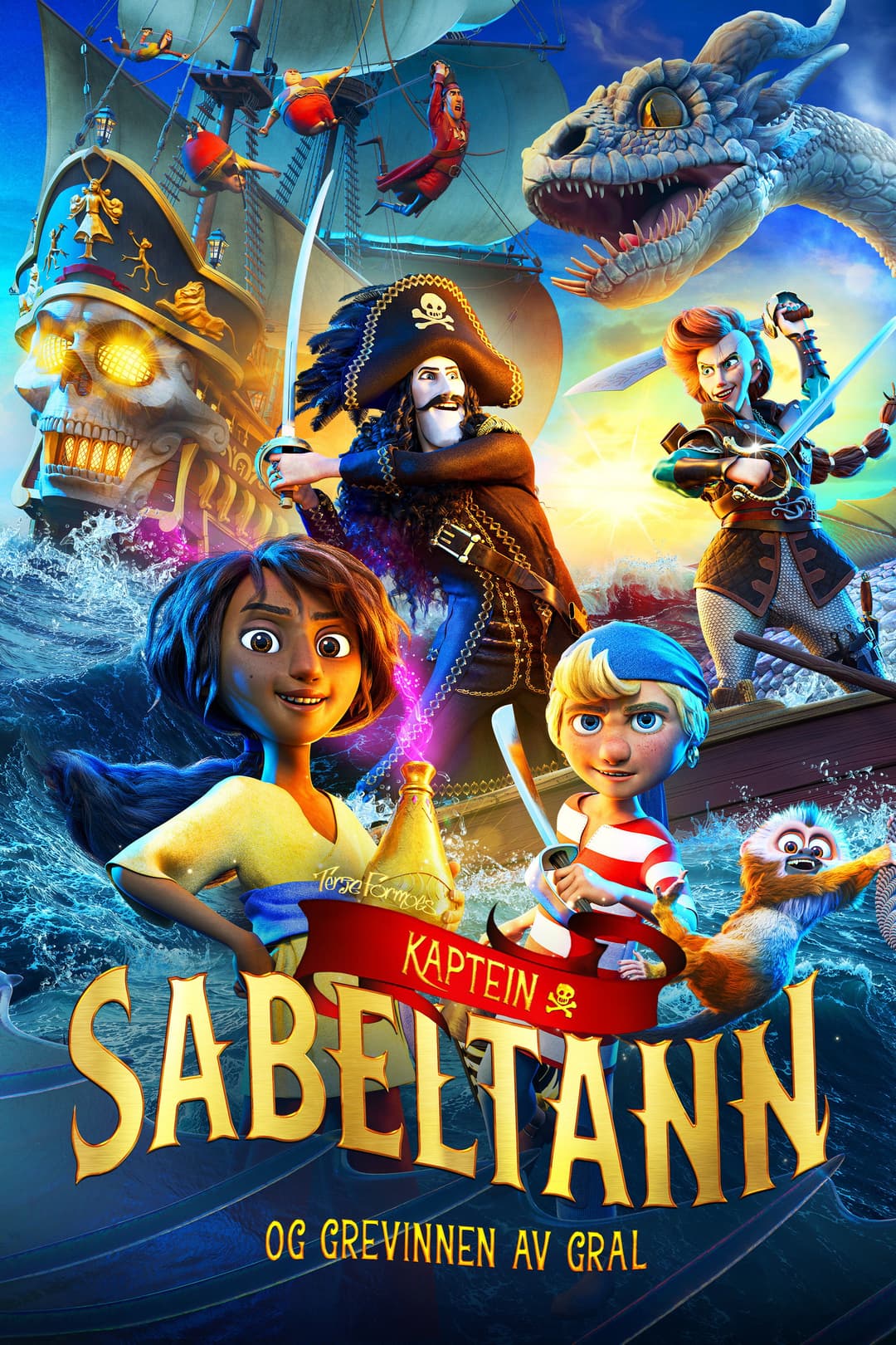 Poster di Kaptein Sabeltann og Grevinnen av Gral