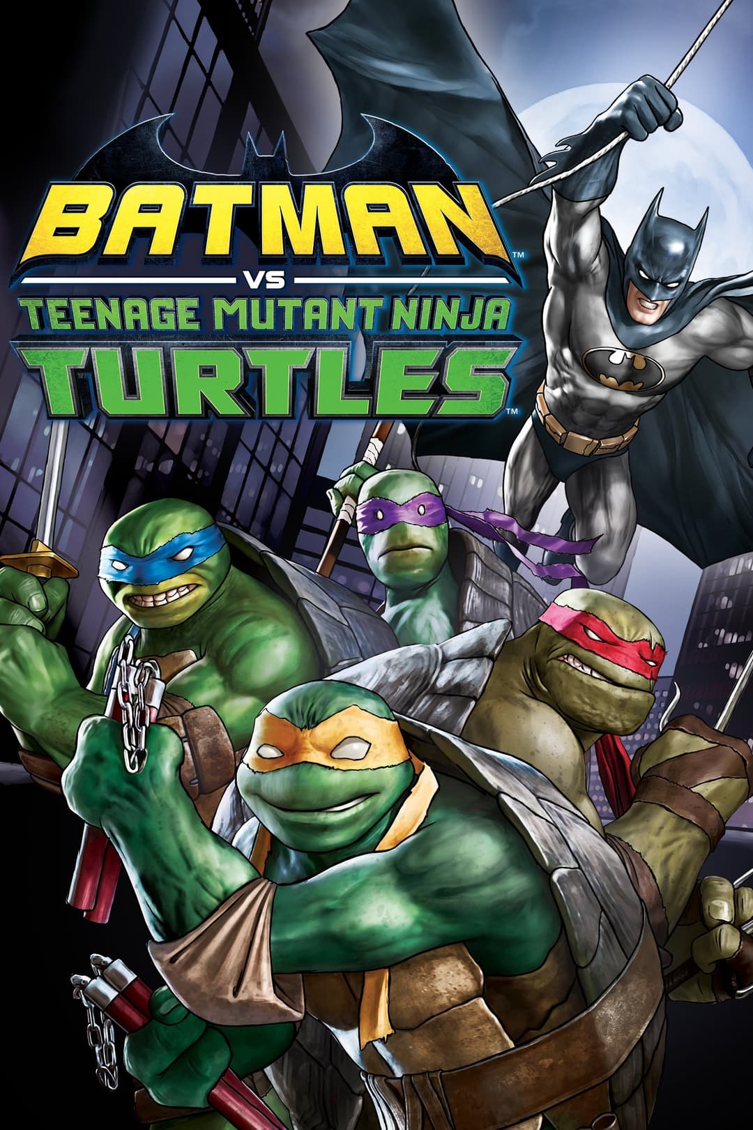 Poster di Batman vs Teenage Mutant Ninja Turtles