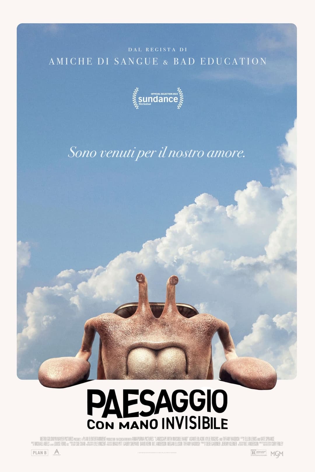 Poster di Paesaggio con mano invisibile