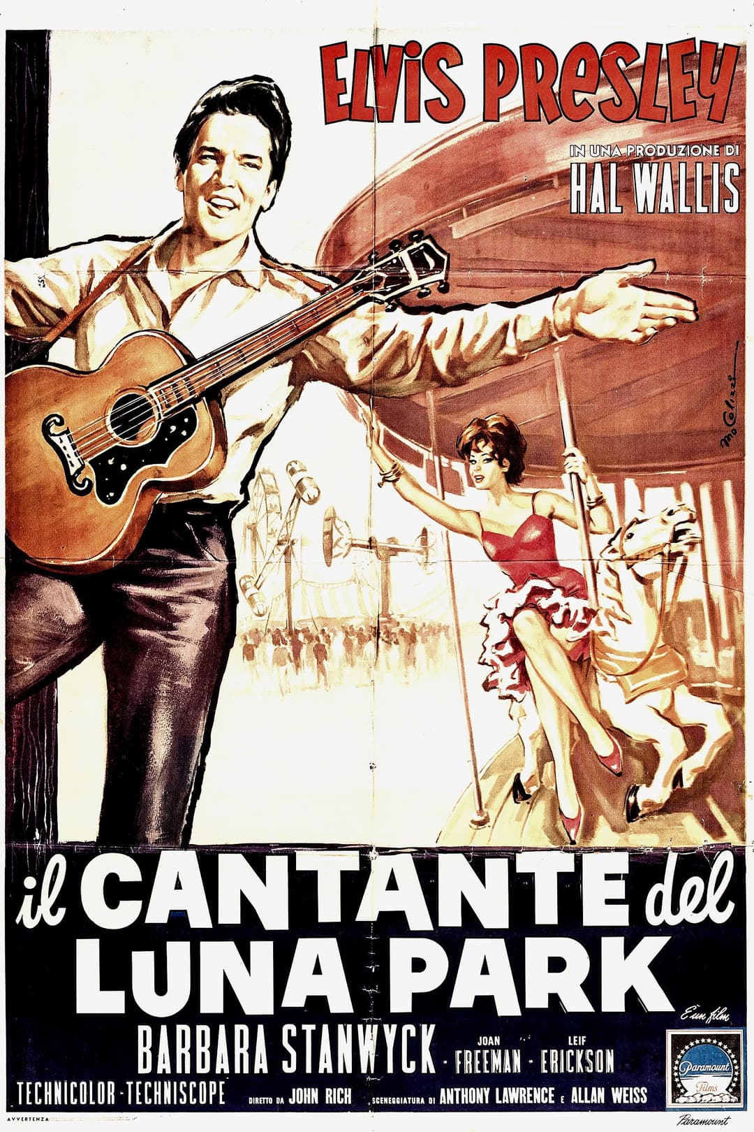 Poster di Il cantante del luna park