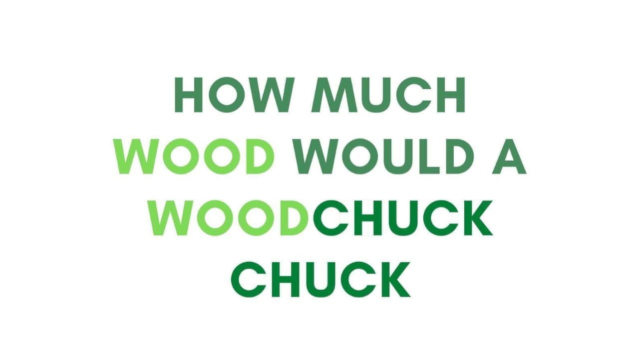 How much wood would a Woodchuck Chuck - immagine