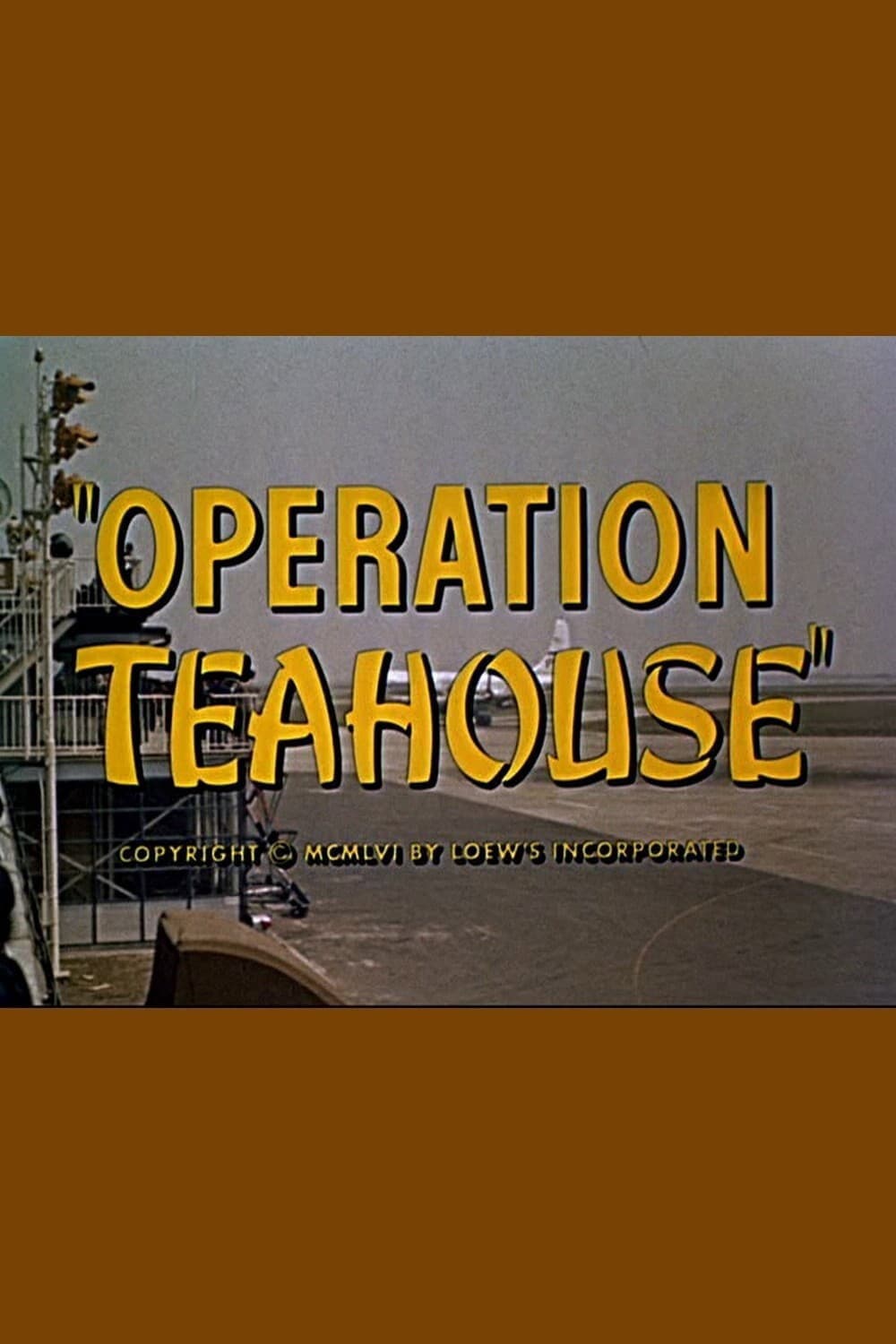 Poster di Operation Teahouse
