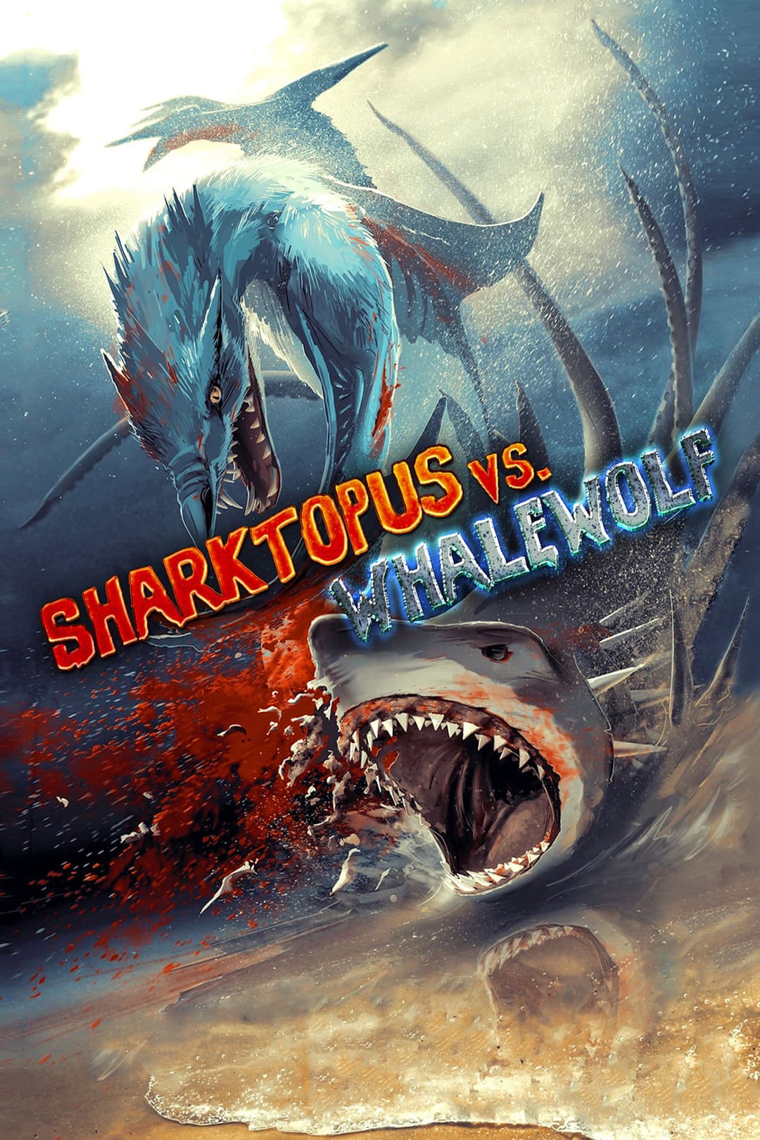 Poster di Sharktopus vs. Whalewolf