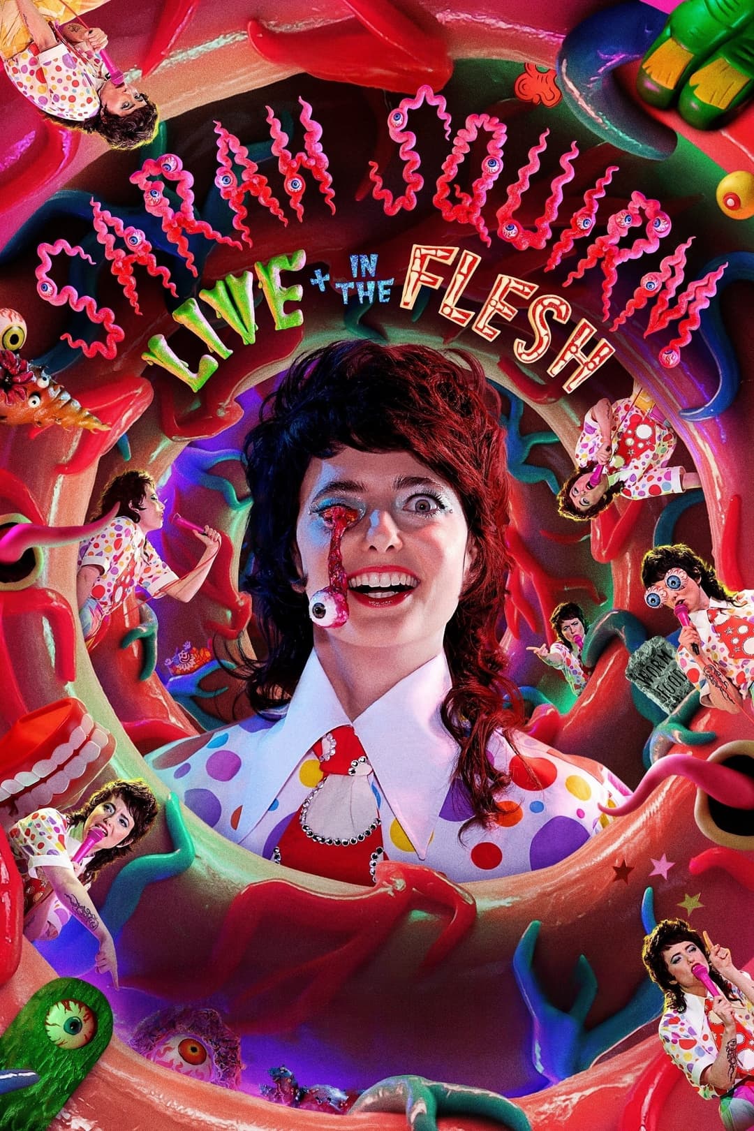 Poster di Sarah Squirm: Live + in the Flesh