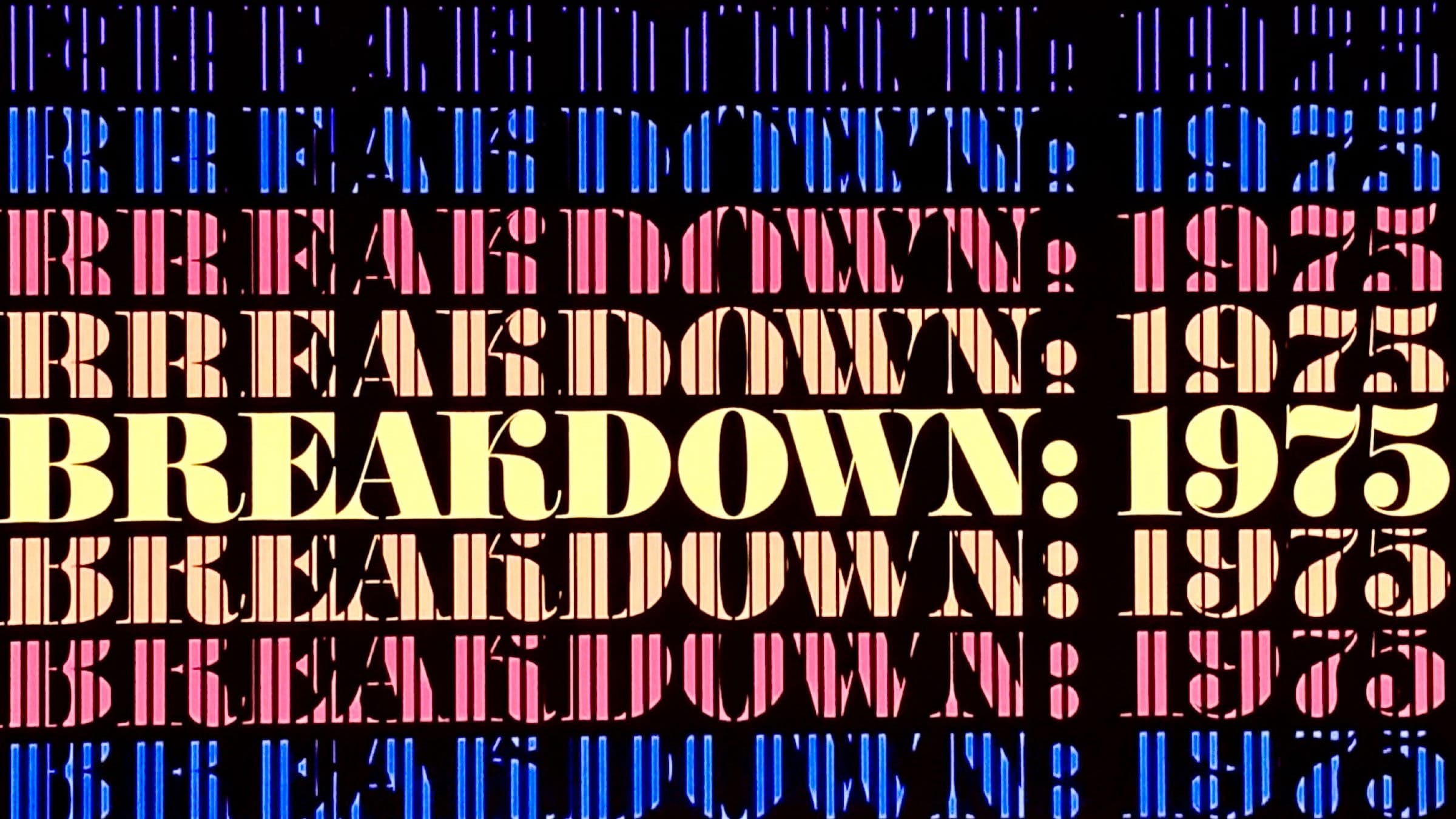 Breakdown: 1975 - immagine