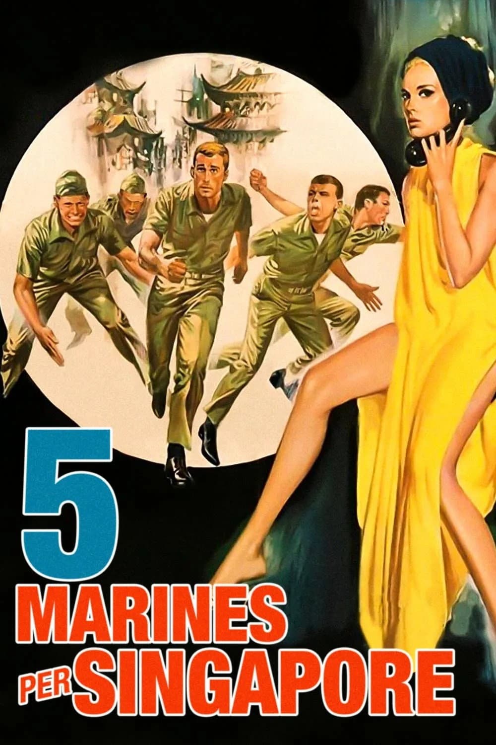 Poster di Cinque marines per Singapore