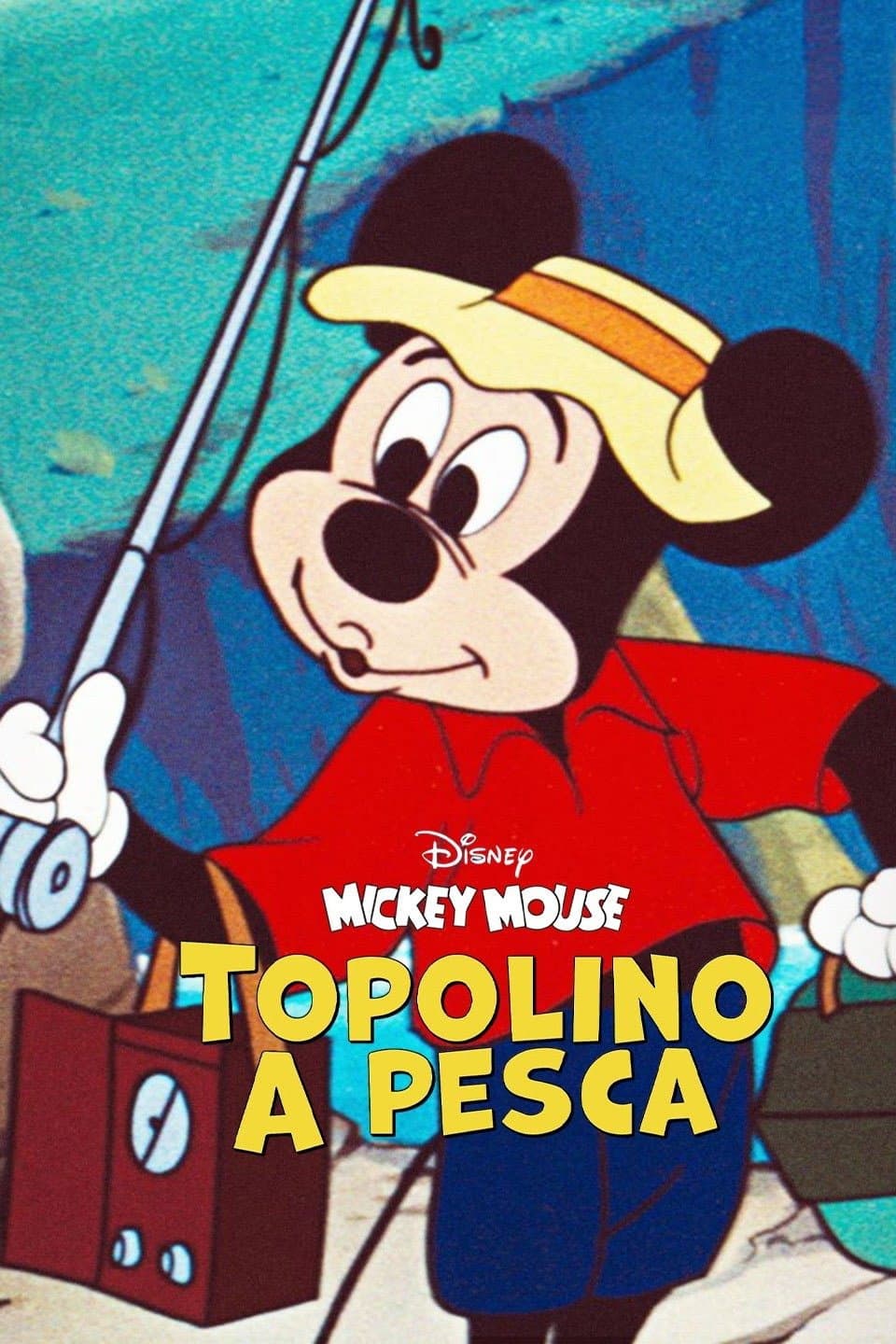 Poster di Topolino a pesca